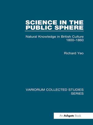 cover image of Science in the Public Sphere